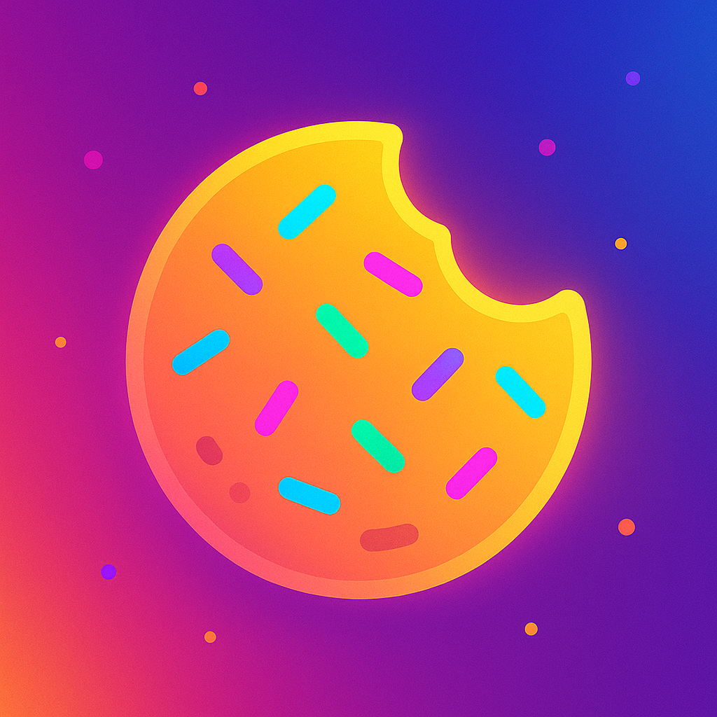 Cookie policy banner showing cookie management elements