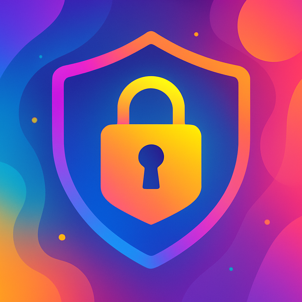 Privacy policy banner showing data protection elements
